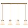 Owego 6.38" Wide 6 Light Matte Black Multi Pendant With Light Smoke Sh