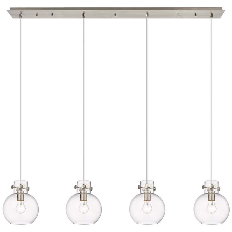 Image 1 Owego 7.13" Wide 3 Light Matte Black Multi Pendant With Light Smoke Sh