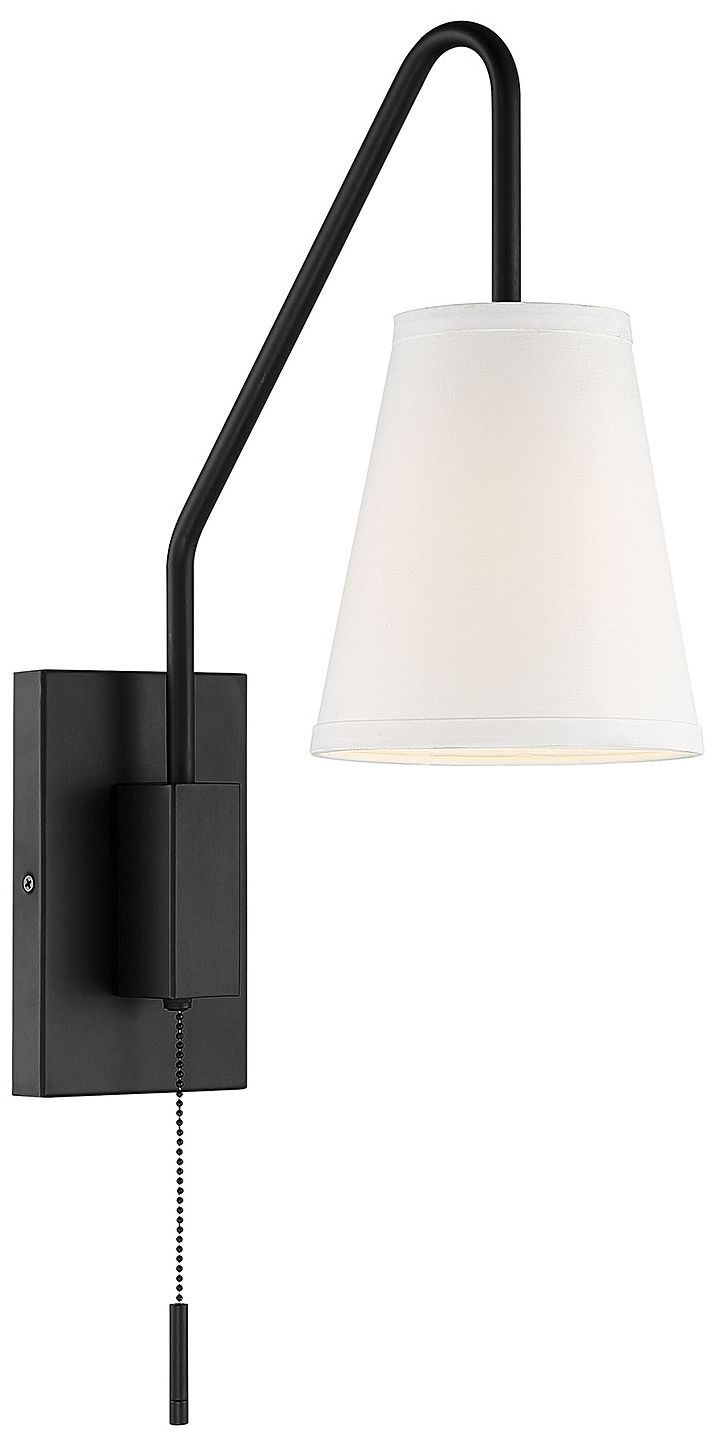 Image 4 Owen 1-Light Adjustable Wall Sconce in Matte Black more views