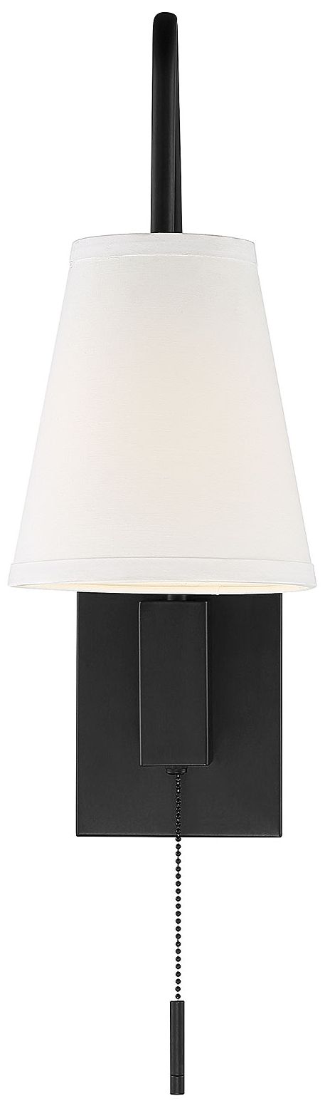Image 6 Owen 1-Light Adjustable Wall Sconce in Matte Black more views