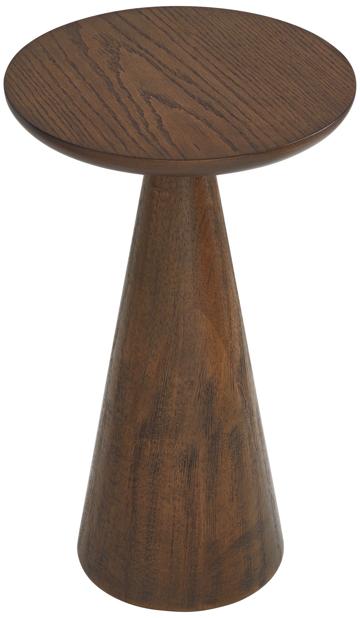 Image 5 Owen 20" High Rustic Modern Walnut Finish Wood Pub Style Side Table more views