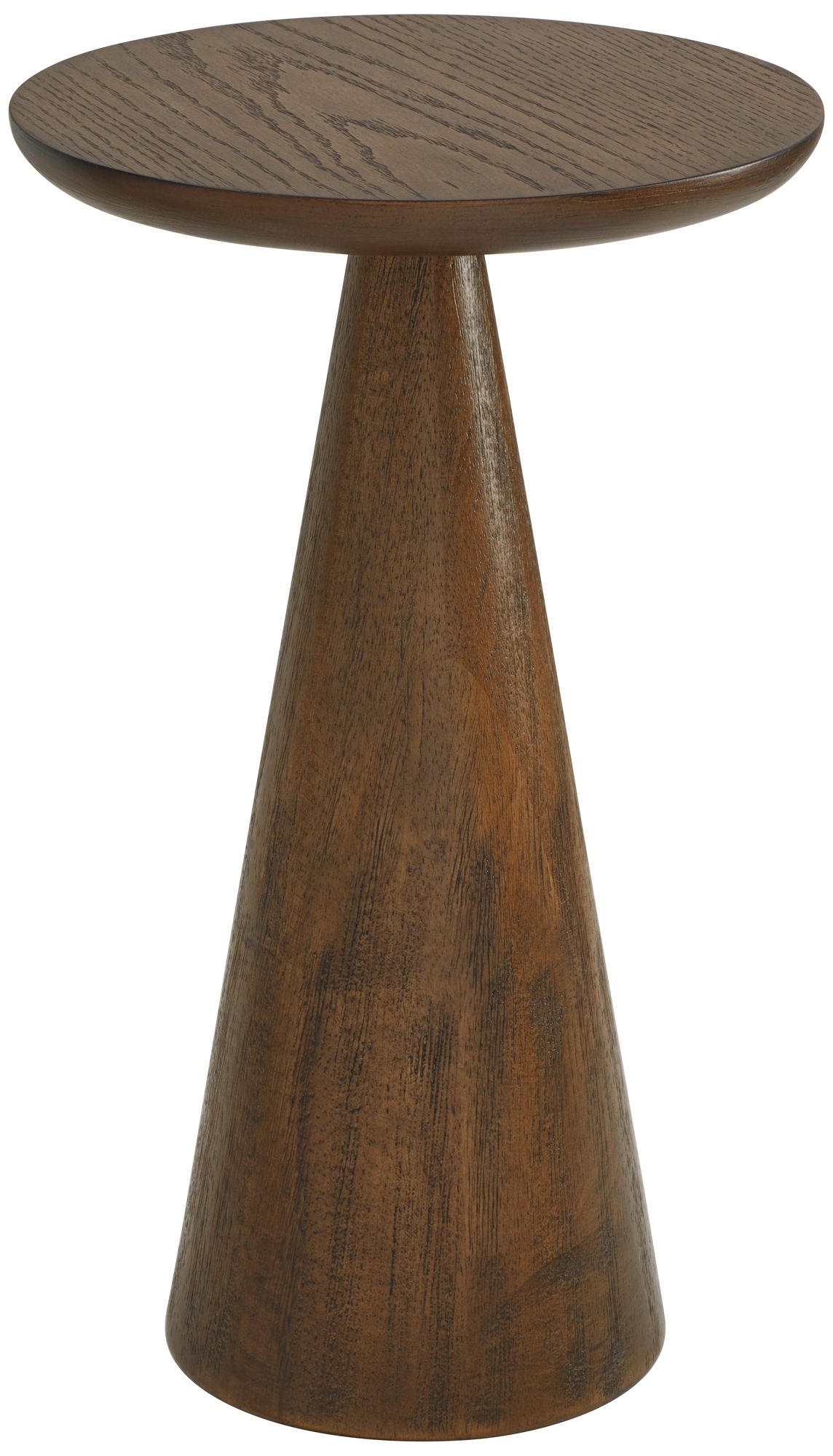 Image 2 Owen 20" High Rustic Modern Walnut Finish Wood Side Table