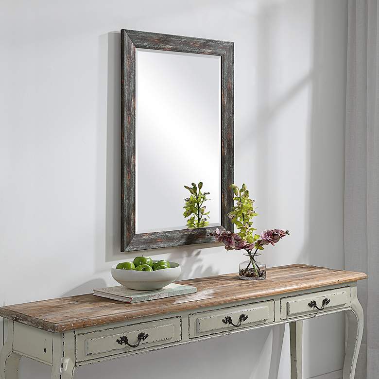 Image 5 Owenby Silver and Bronze 27 3/4 inch x 39 3/4 inch Wall Mirror more views