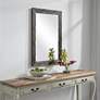 Owenby Silver and Bronze 27 3/4" x 39 3/4" Wall Mirror