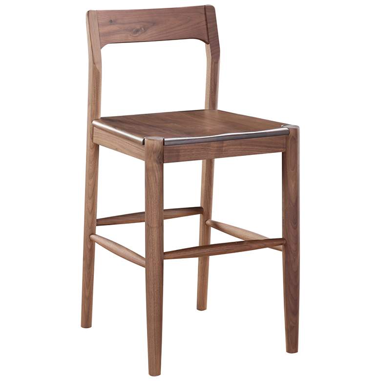 Image 2 Owing Counter Stool Walnut Brown more views