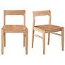 1_Owing Dining Chair Natural Oak - Set Of Two