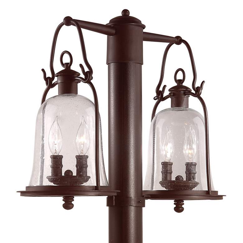 Image 1 Owings Mill Collection 21 inch Wide Outdoor Double Post Light