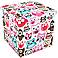 Owl Upholstered Square Storage Ottoman