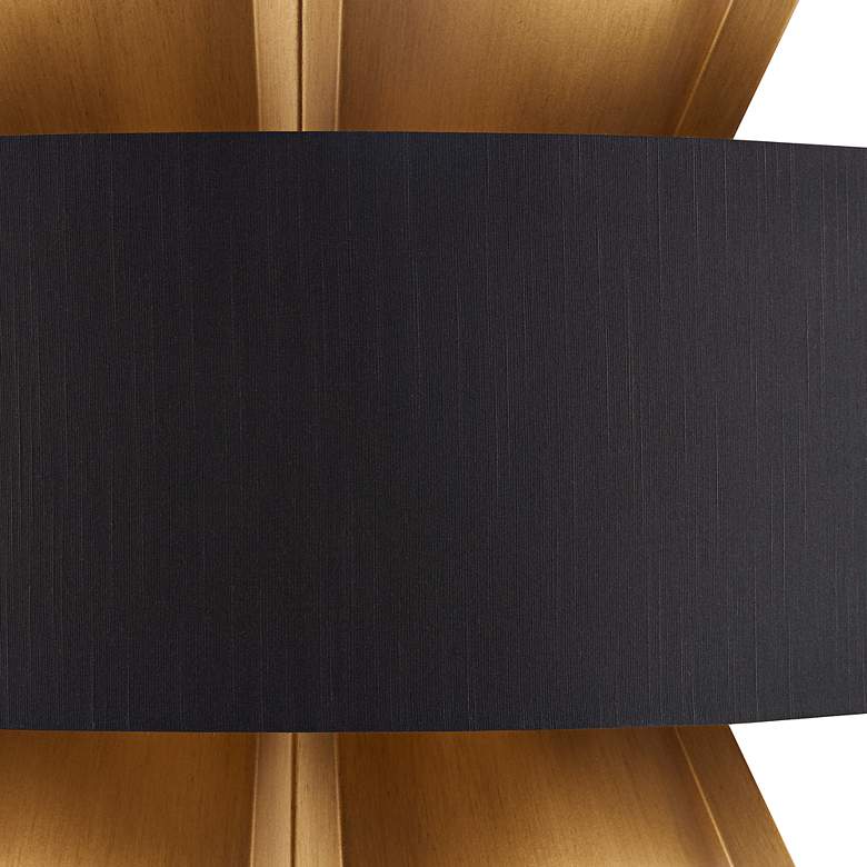 Image 4 Oxenwood 24" Wide Brass and Black Chandelier more views