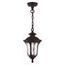 Thumbnail3 of Oxford 1 Light Bronze Chain Lantern more views