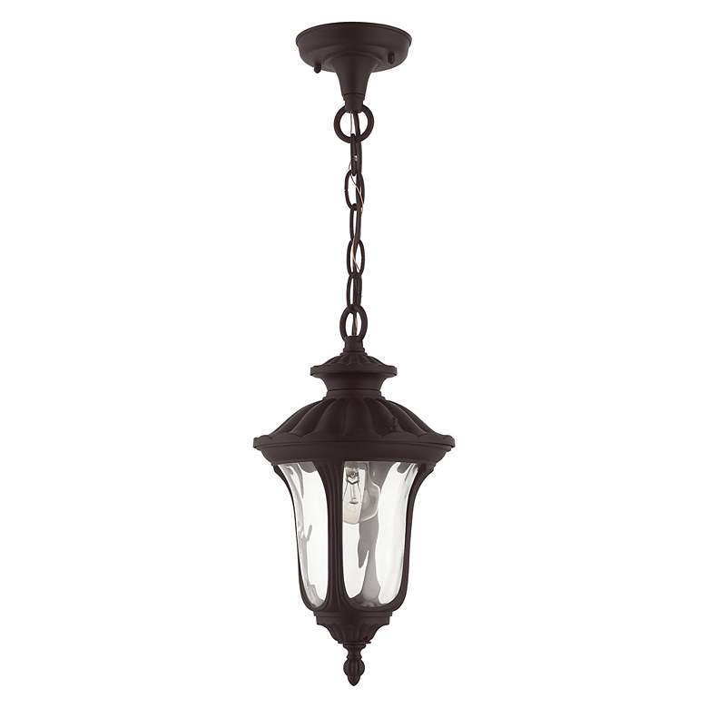 Image 4 Oxford 1 Light Bronze Chain Lantern more views