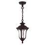 Thumbnail4 of Oxford 1 Light Bronze Chain Lantern more views