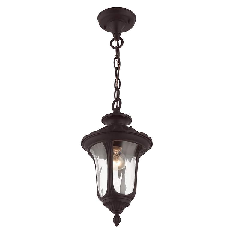 Image 6 Oxford 1 Light Bronze Chain Lantern more views