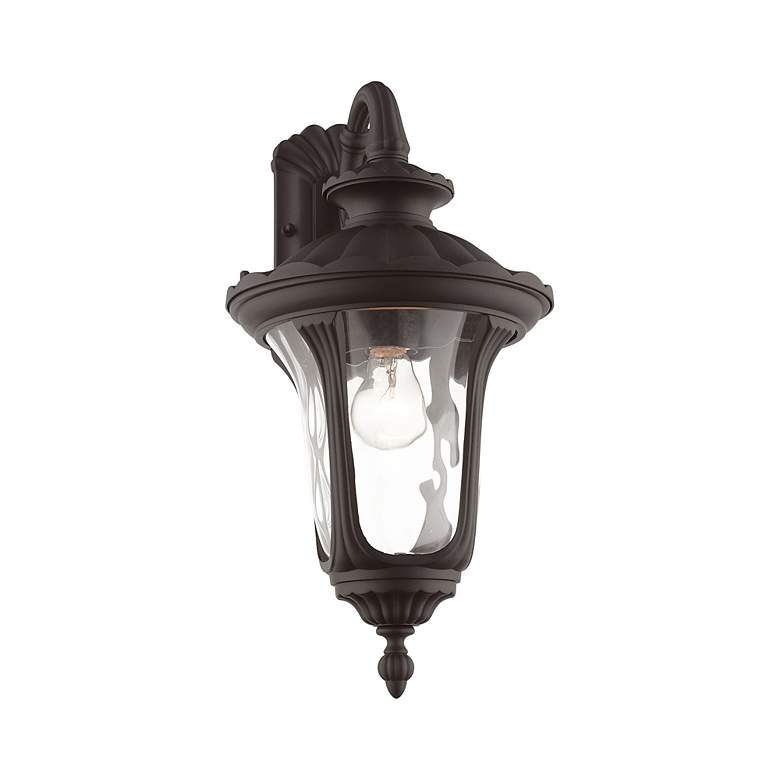 Image 7 Oxford 1 Light Bronze Outdoor Wall Lantern more views
