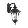Oxford 1 Light Bronze Outdoor Wall Lantern