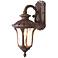 Oxford 1 Light Imperial Bronze Outdoor Wall Lantern