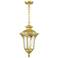 Oxford 1 Light Soft Gold Outdoor Medium Pendant Lantern