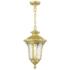 Oxford 1 Light Soft Gold Outdoor Medium Pendant Lantern
