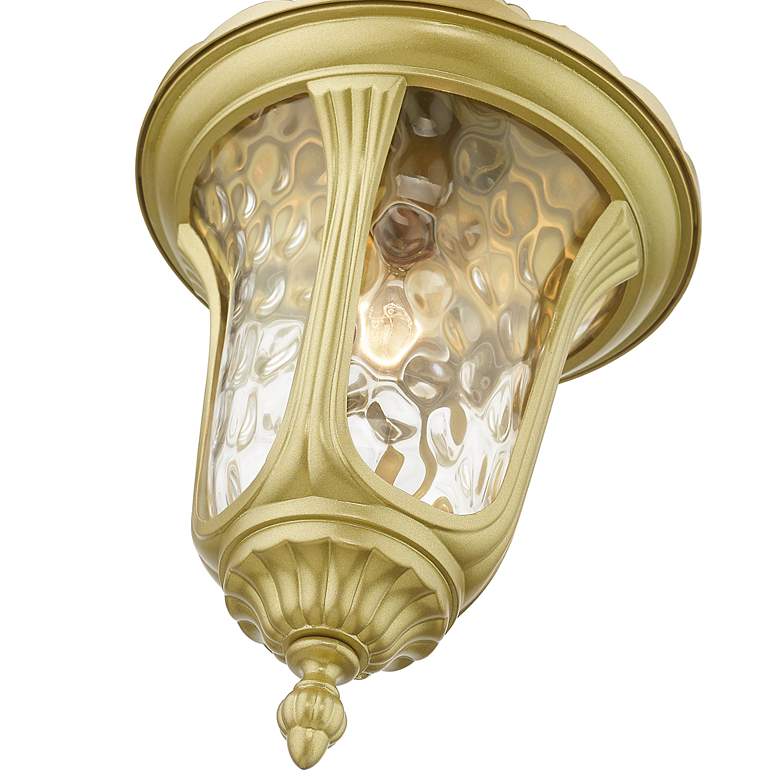 Image 7 Oxford 1 Light Soft Gold Outdoor Medium Pendant Lantern more views