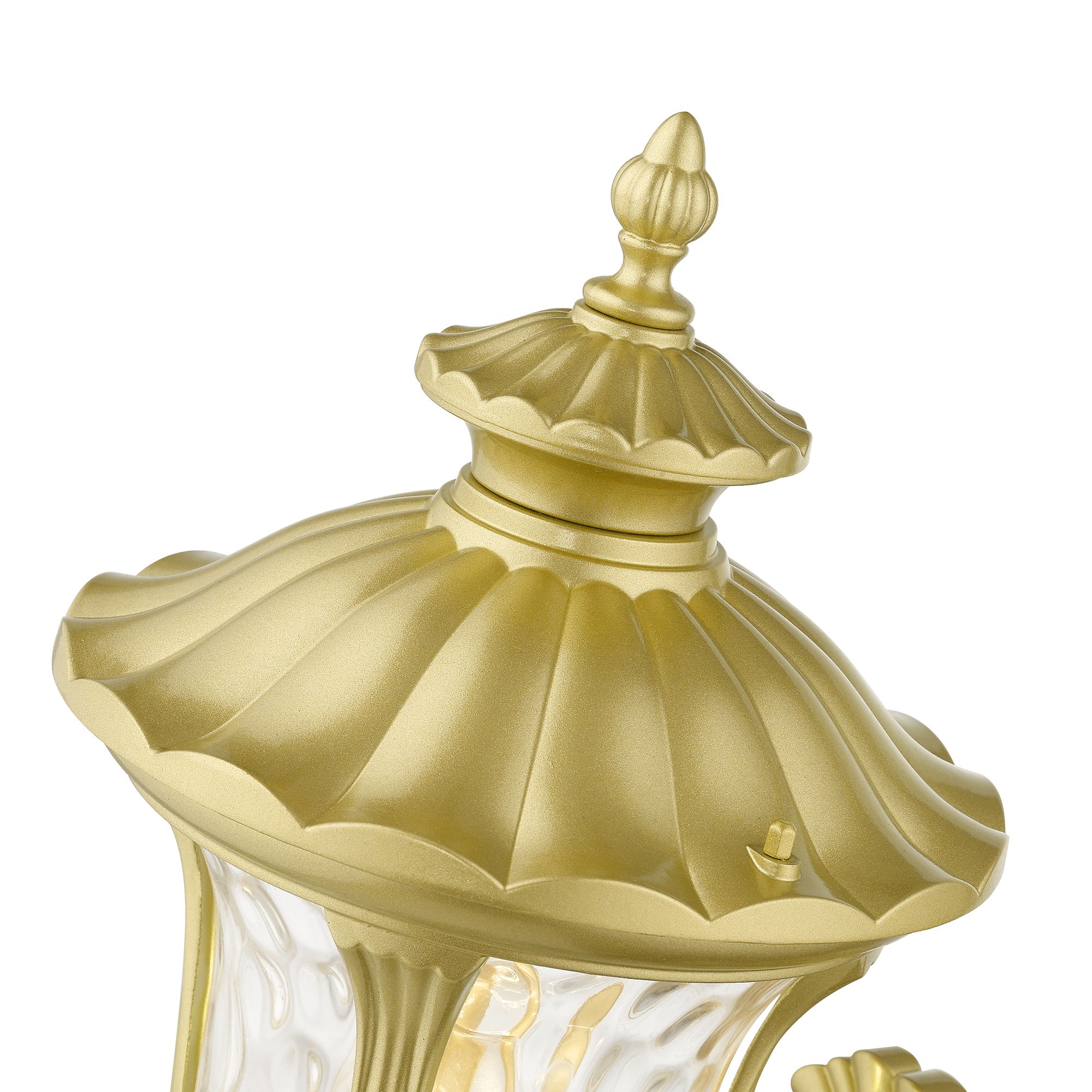 Image 7 Oxford 1 Light Soft Gold Outdoor Medium Wall Lantern more views