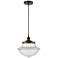 Oxford 11 3/4" Wide Bronze and Clear Glass Mini Pendant