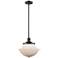 Oxford 11 3/4" Wide Bronze Mini Pendant with White Glass