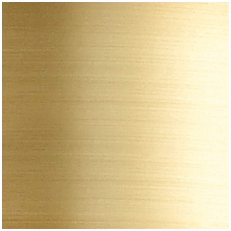 Image 2 Oxford 12" Wide Satin Gold LED Ceiling Light w/ White Glass more views
