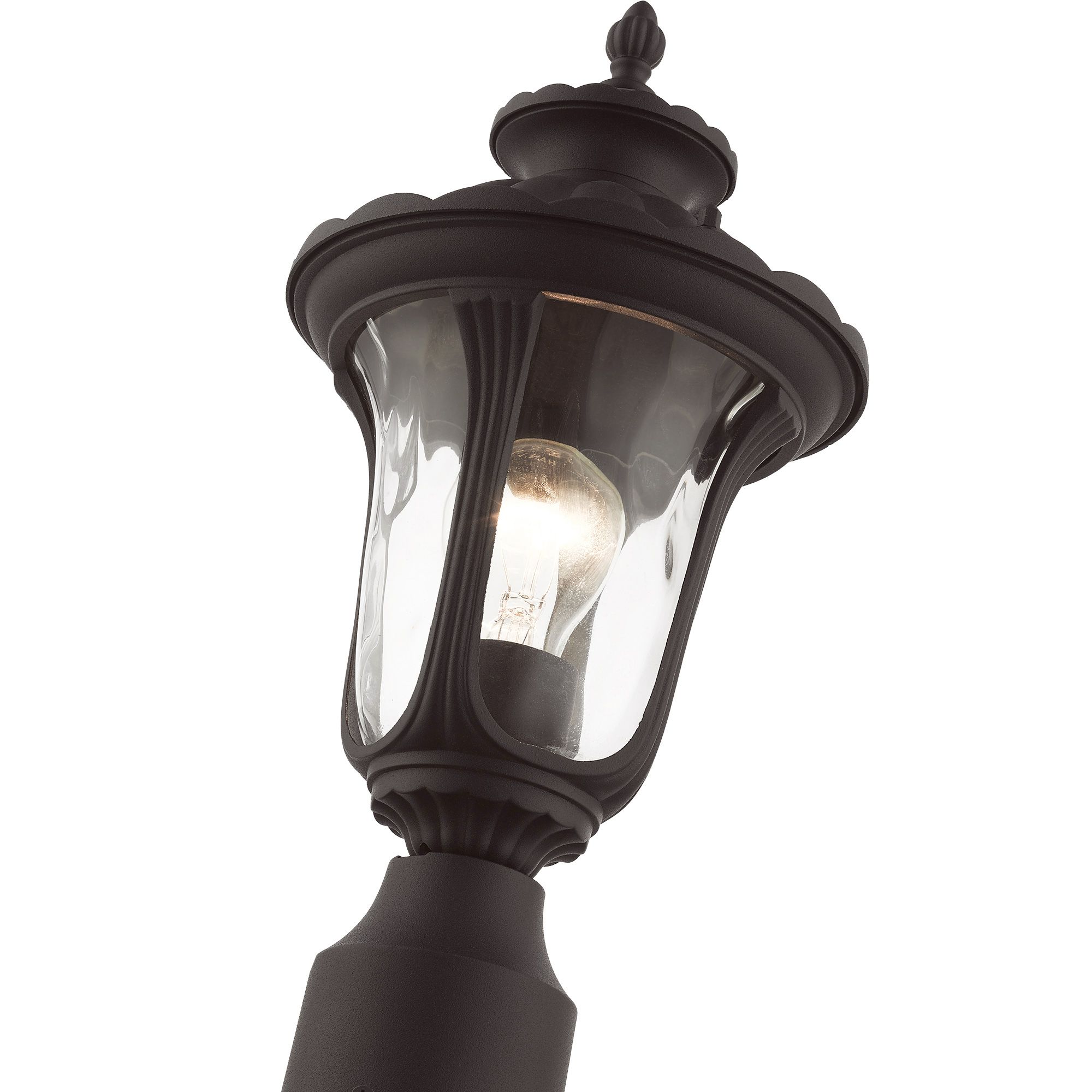 Oxford 15.5-in H Bronze Post Lantern