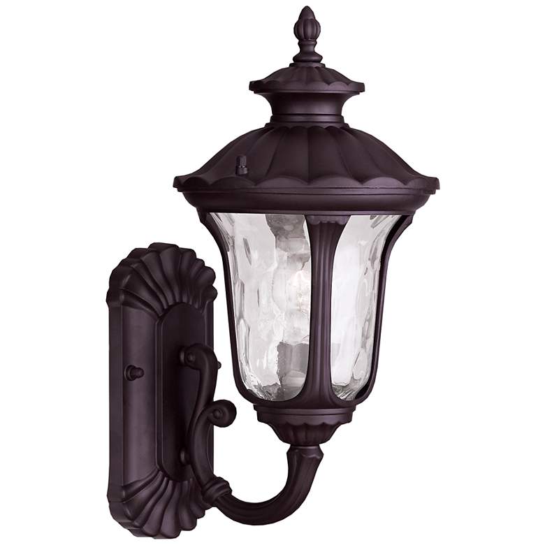 Image 3 Oxford 15 1/2" High Bronze Outdoor Wall Light