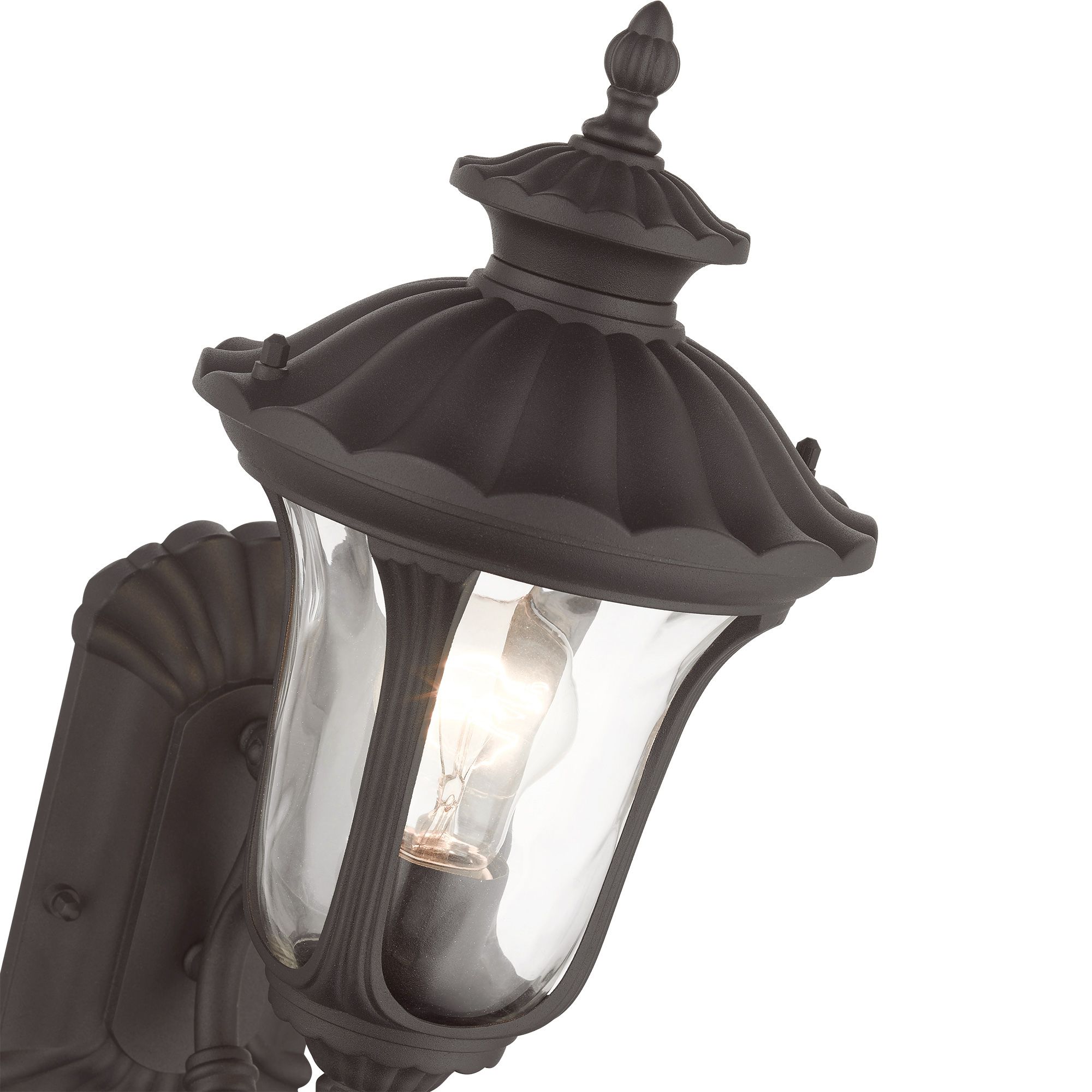 Oxford 15 1/2" High Bronze Outdoor Wall Light in scene