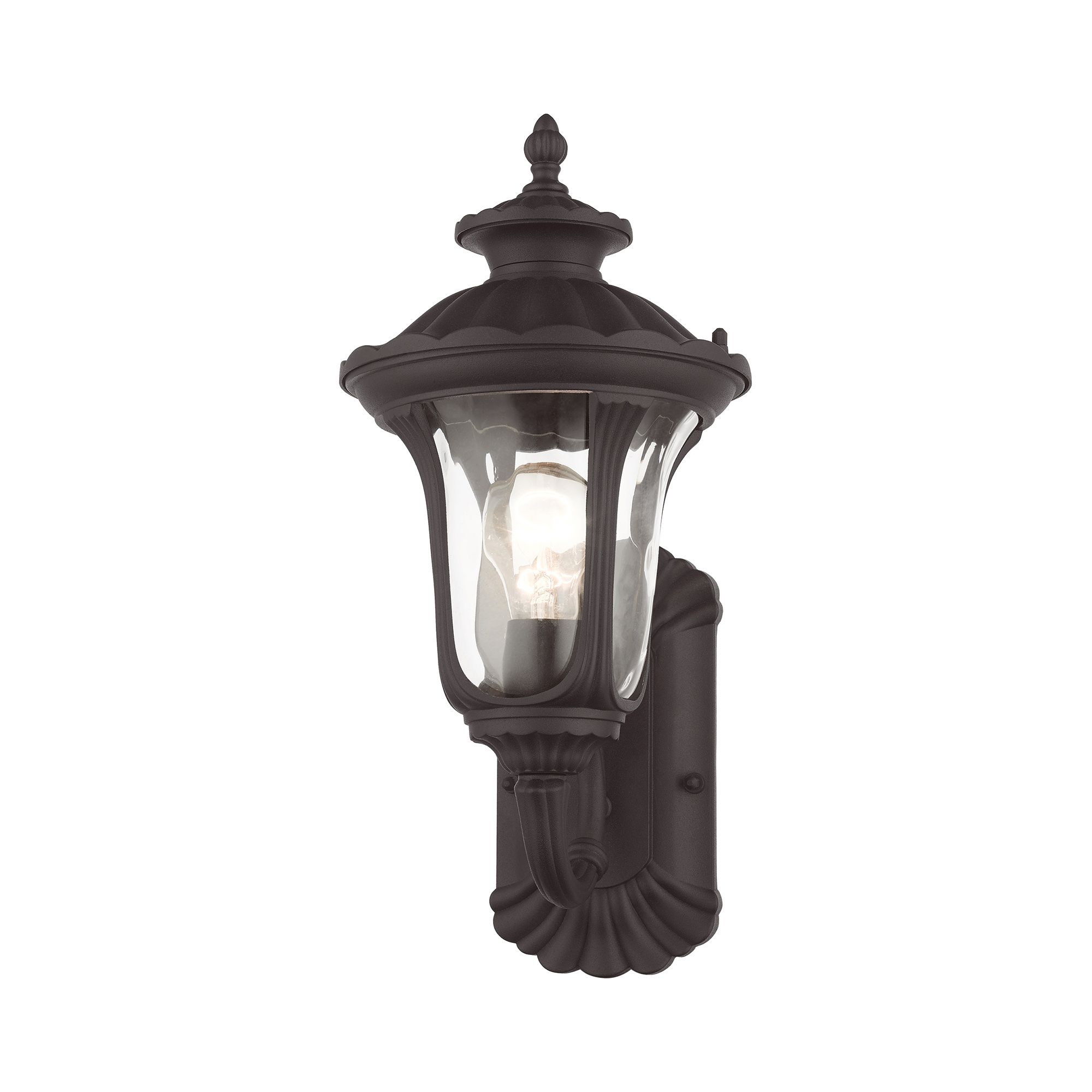 Oxford 15 1/2" High Bronze Outdoor Wall Light in scene