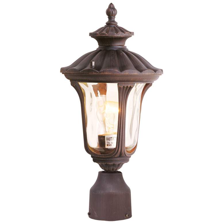 Image 2 Oxford 15 1/2" High Imperial Bronze Outdoor Post Light