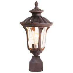 Oxford 15 1/2" High Imperial Bronze Outdoor Post Light