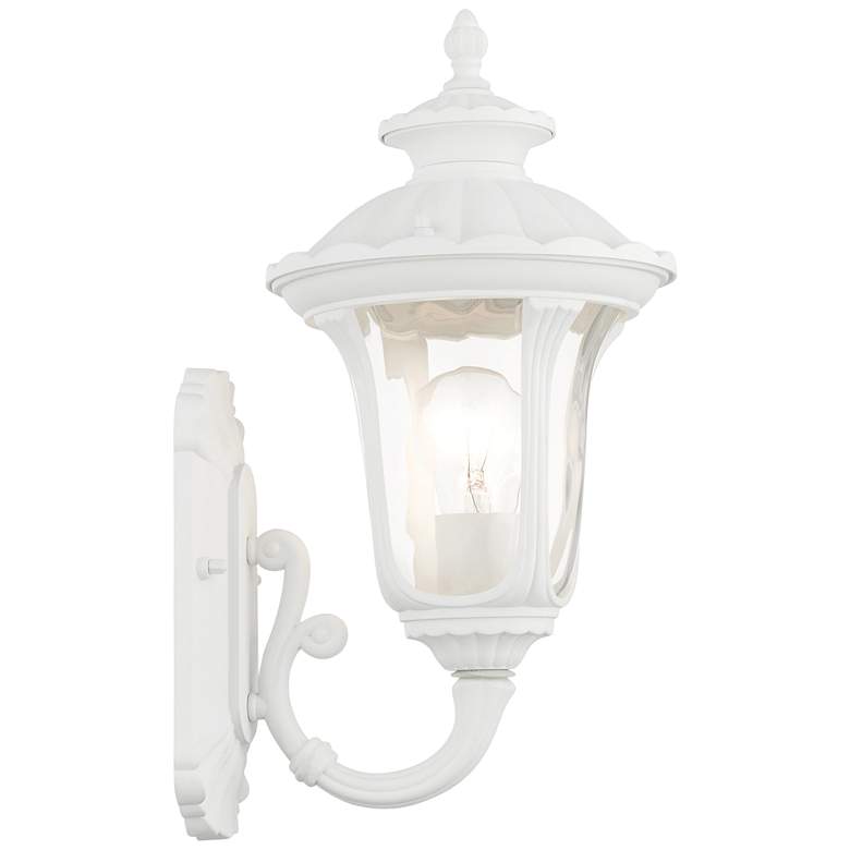 Image 5 Oxford 15 1/2" High White Upward Lantern Outdoor Wall Light more views