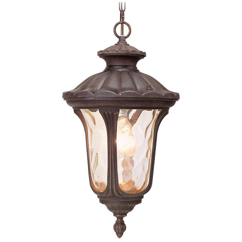 Image 1 Oxford 17.5-in Imperial Bronze Outdoor Pendant Light