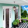 5_Oxford 17 1/2" High Imperial Bronze Outdoor Hanging Light more views