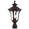 Oxford 19-in H Bronze Post Lantern