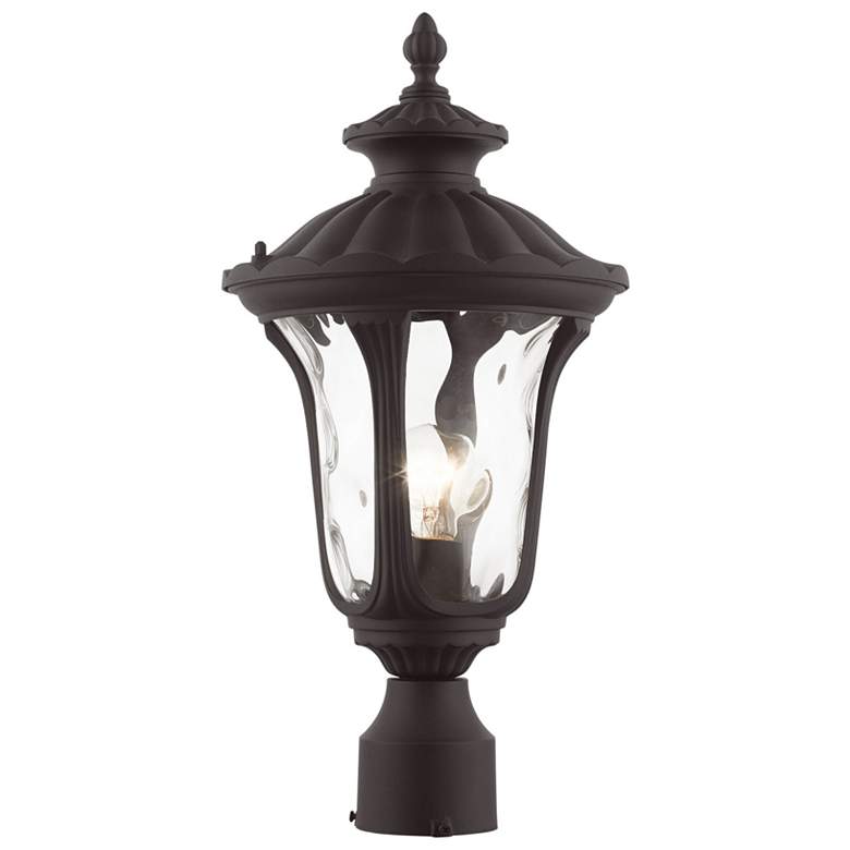 Image 1 Oxford 19-in H Bronze Post Lantern