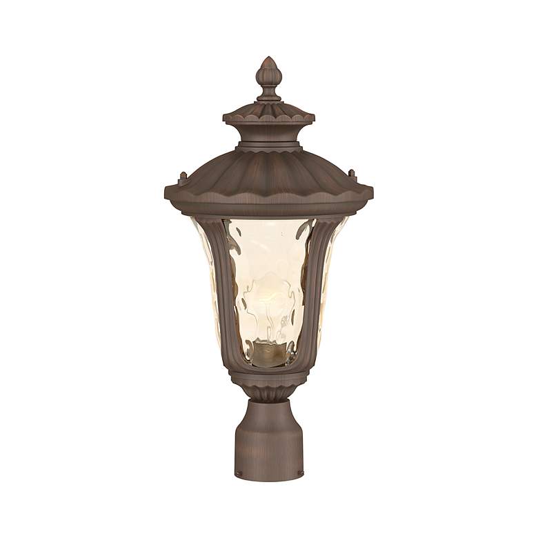 Image 6 Oxford 19-in H Imperial Bronze Post Light more views