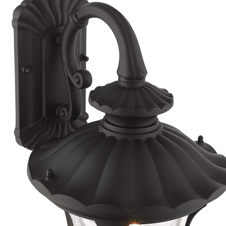 Image 3 Oxford 19 inch High Black Downward Lantern Outdoor Wall Light more views