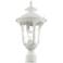Oxford 19" High Textured White Lantern Outdoor Post Light