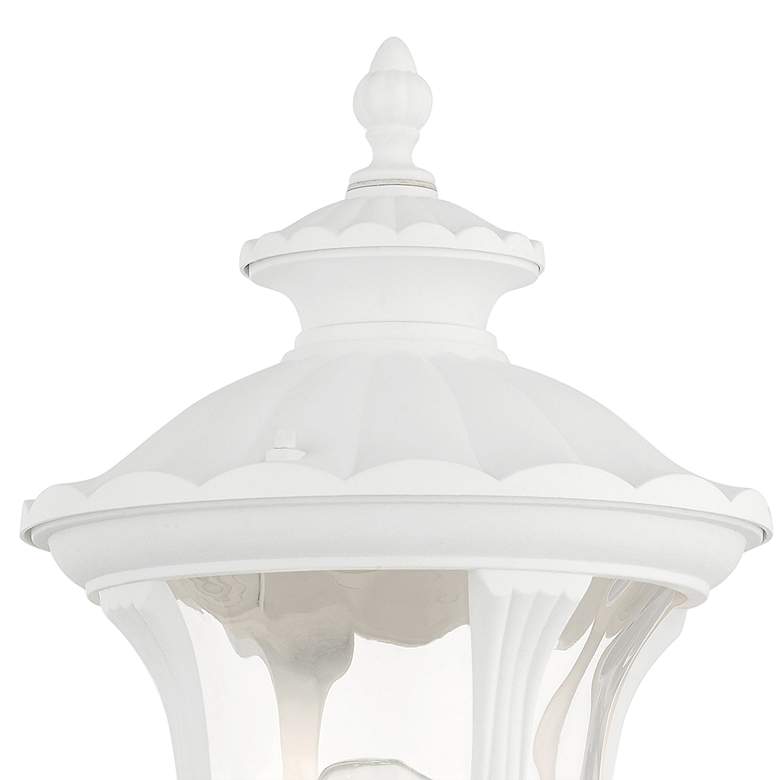 Image 3 Oxford 19"H Textured White Upward Lantern Outdoor Wall Light more views
