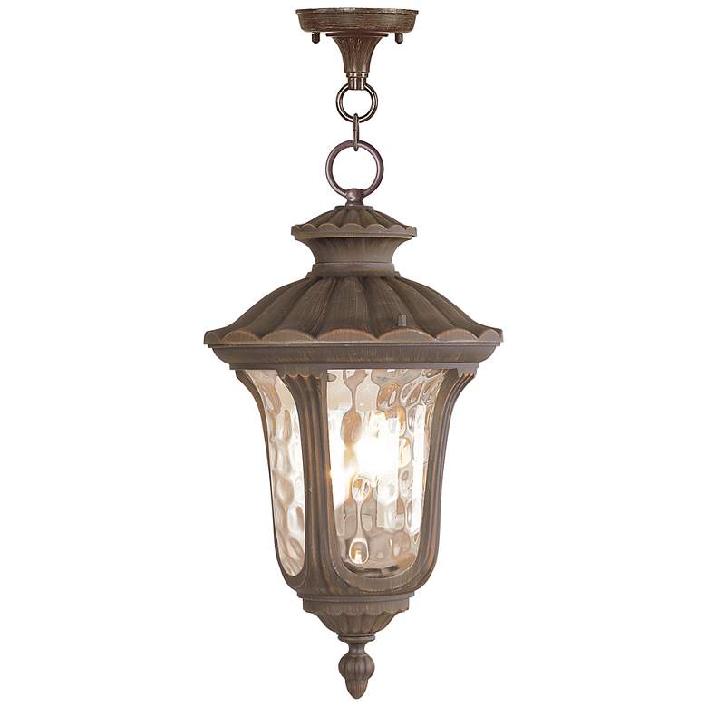 Image 2 Oxford 20.5-in H Bronze Outdoor Pendant Light