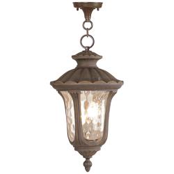 Oxford 20.5-in H Bronze Outdoor Pendant Light