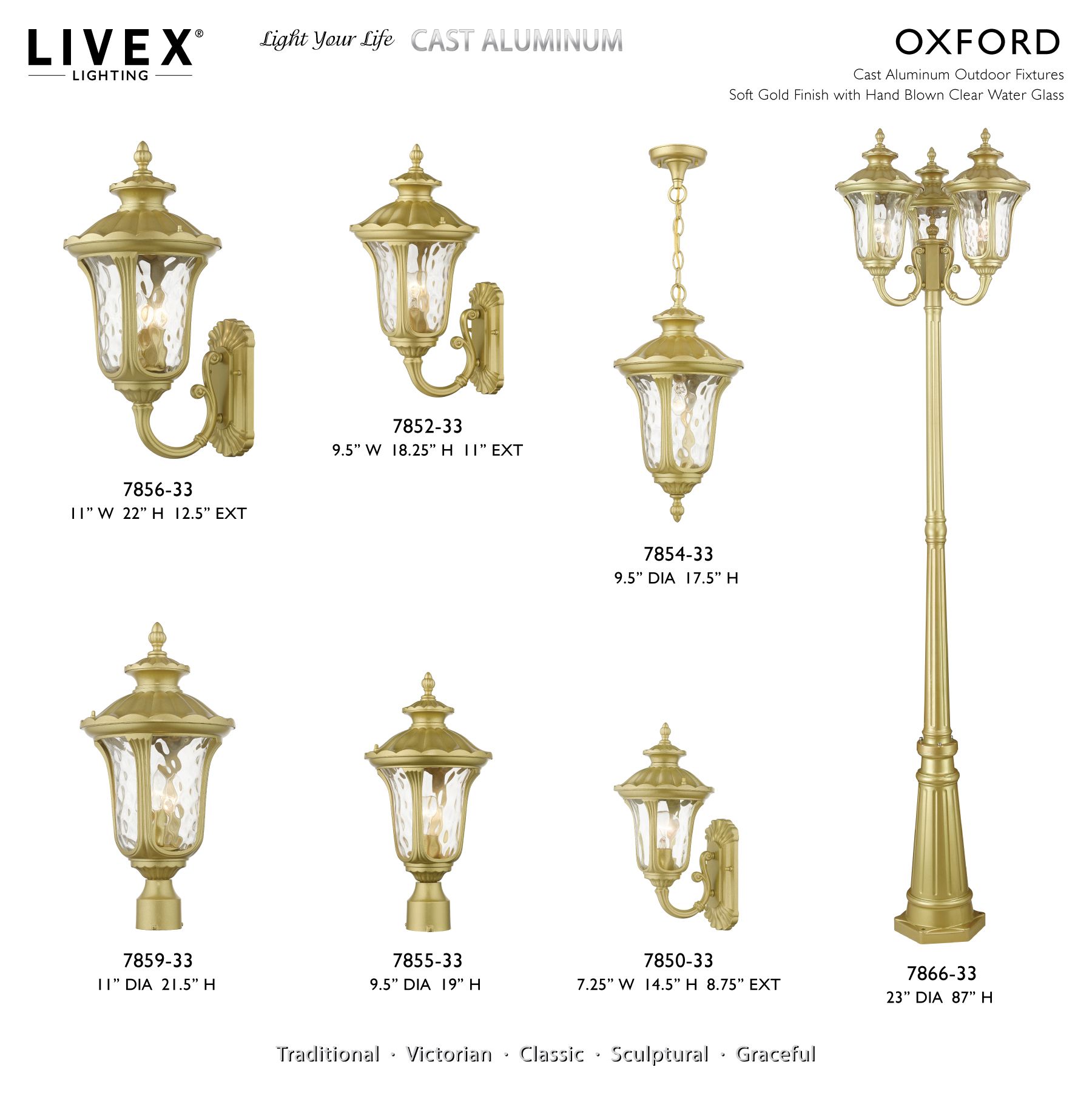 Oxford 21 1/2" High Soft Gold Outdoor Post Light
