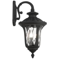 Oxford 22 1/2&quot; High Black Downward Lantern Outdoor Wall Light