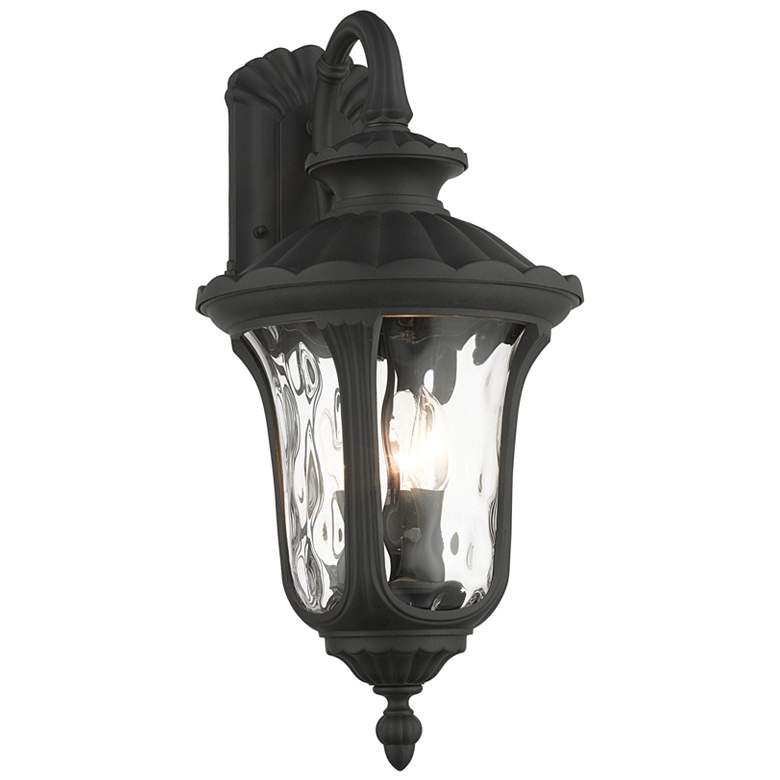 Image 5 Oxford 22 1/2 inch High Black Downward Lantern Outdoor Wall Light more views