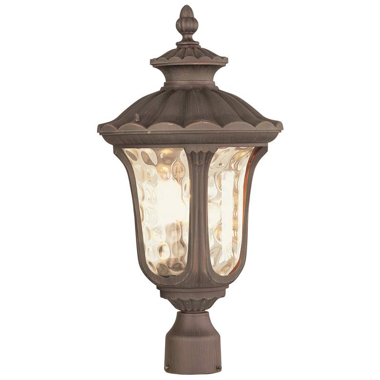 Image 1 Oxford 22-in H Imperial Bronze Post Light