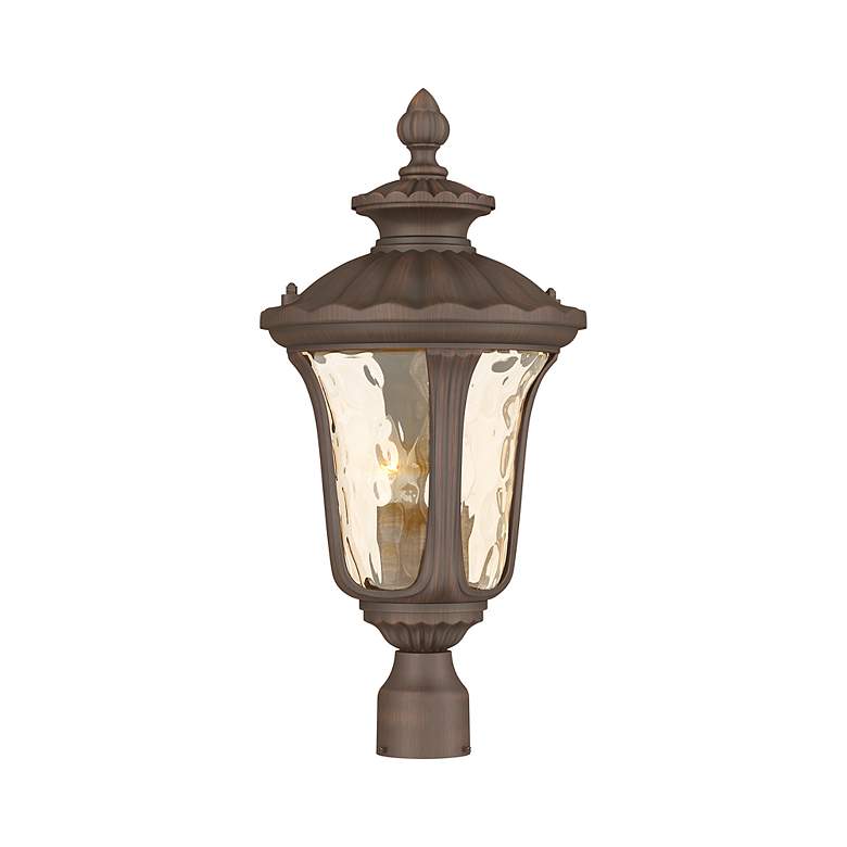Image 5 Oxford 22-in H Imperial Bronze Post Light more views