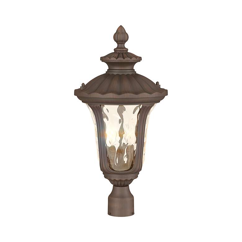 Image 6 Oxford 22-in H Imperial Bronze Post Light more views